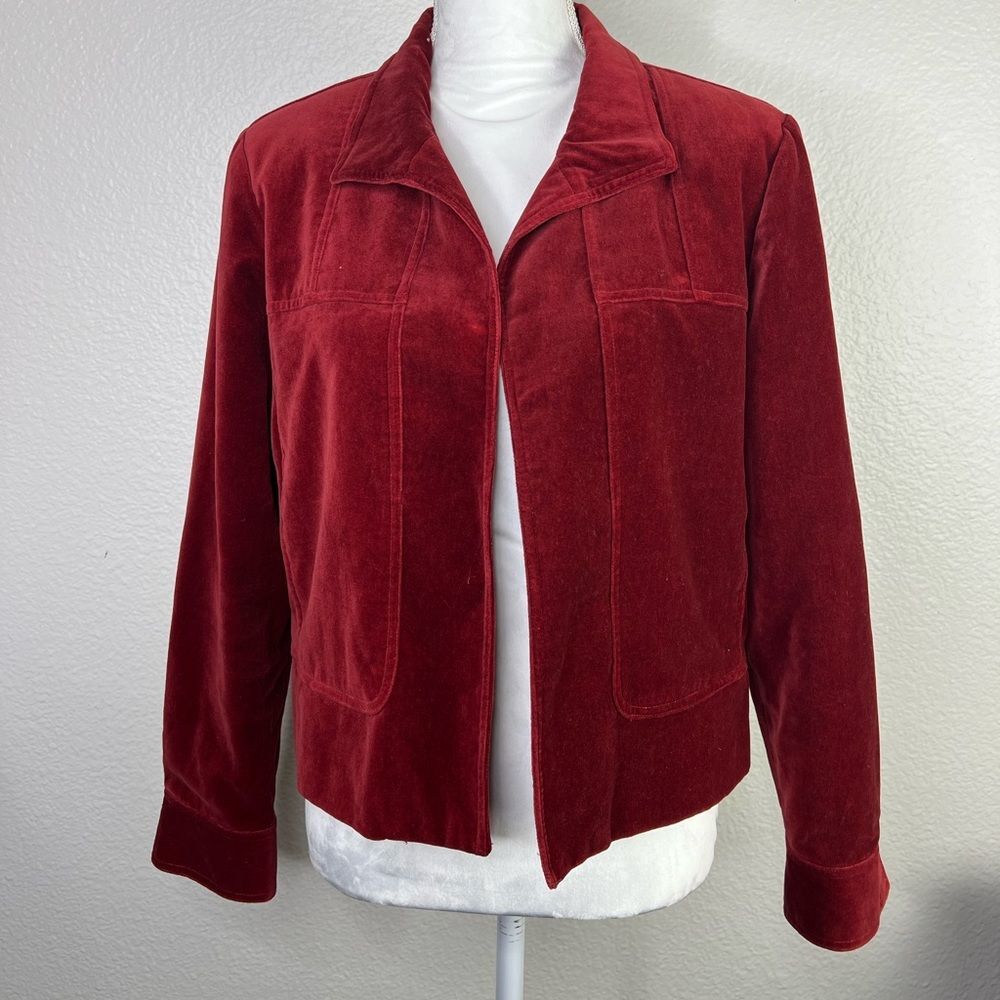 Patrick Christopher petite auburn/ burnt orange blazer PL
